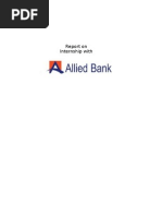 Report Internship of Allied Bank by Asim Malik