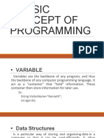 5 Basic Concept of Programming