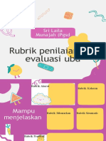 Rubrik penilaian dan evaluasi UBD untuk menilai keterampilan siswa