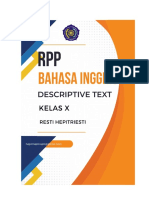 RPP Descriptive Text Kelas X SMK