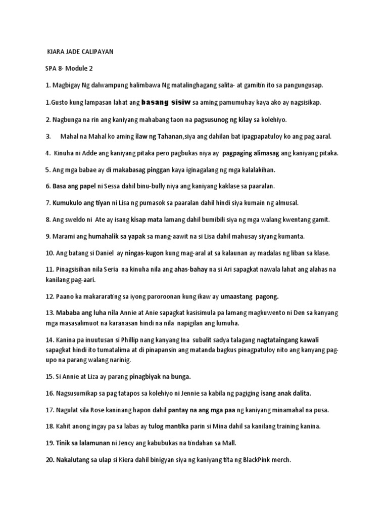 Modyul 2 Malikhaing Pagsusulat | PDF