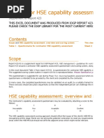HSE Questionnaire | PDF | Occupational Safety And Health | Hazards