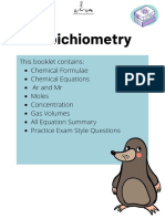 Stoichiometry Booklet