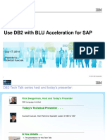 DB2 Tech Talk DB2 With BLU Acceleration For SAP Presentation