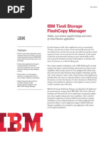 IBM Tivoli Storage Flashcopy Manager