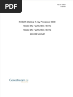 8g8528 Kodak Medical X Ray Processor 2000 Service Manual