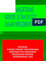 Implementasi Outsourcing 2012