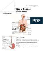 Rev Sci Summary Digestion