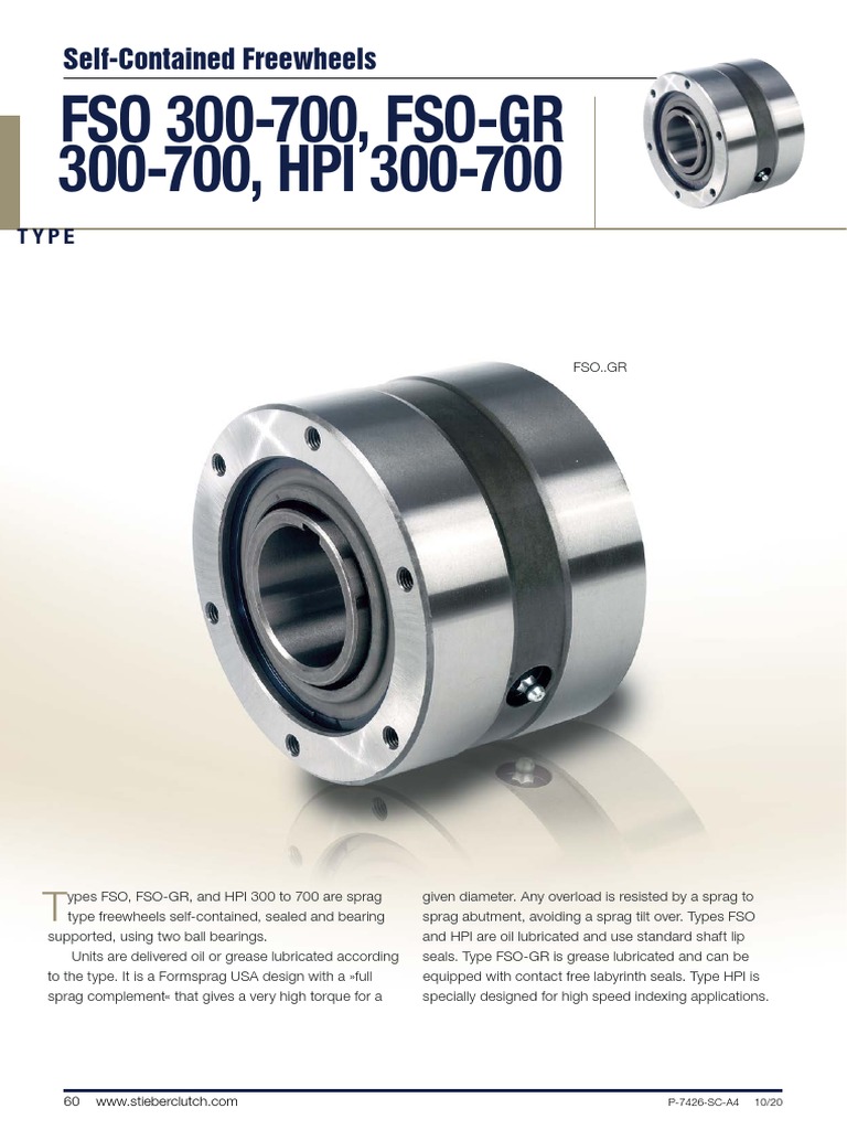 FSO Gear Coupling PDF