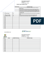 Format Isian Jadwal Dinas Agustus 2021