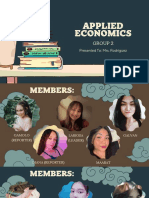 Applied Economics Group 2 Presentation
