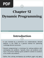 Chapter - 12 (Dynamic Programming)