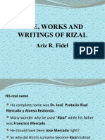 Rizals Biography