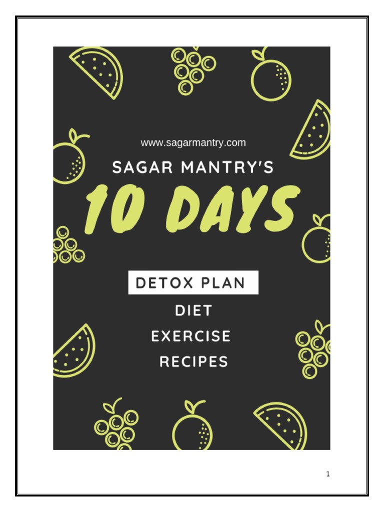 10 Days Detox Plans | Download Free PDF | Salad | Lunch