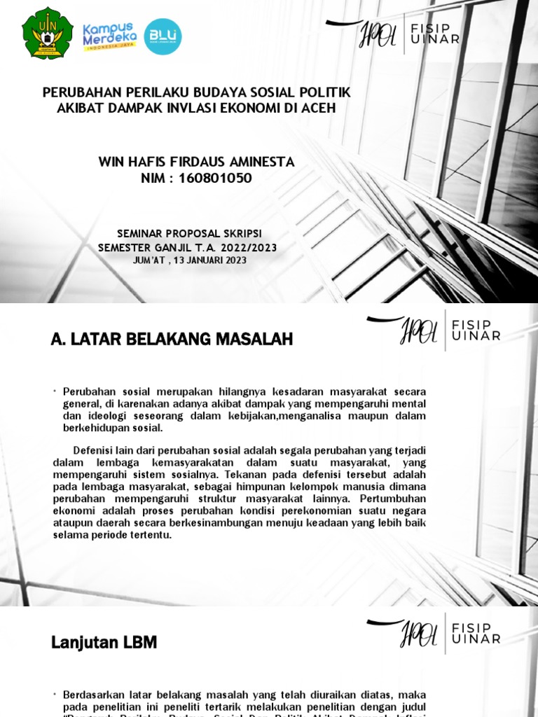 Slide Presentasi Seminar Proposal Pdf