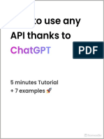 Cómo usar cualquier API gracias a ChatGPT