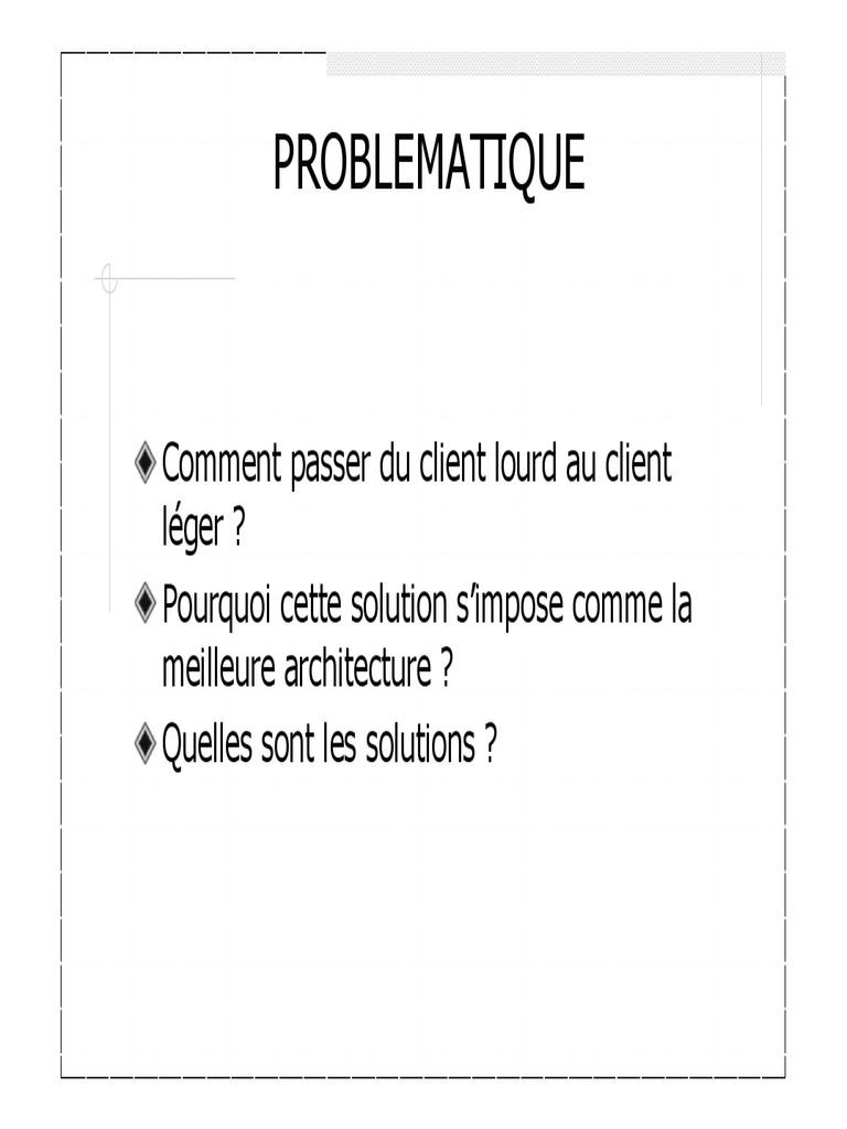 PASSAGE - DU - CLIENT - LOURD - AU - CLIENT - LEGER - PPT - Mode de ...
