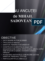 1 PPT M.sadoveanu