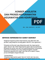 Filosofi, Konsep Kholistik Dan Proses Keperawatan Kegawatan