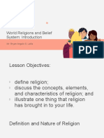 Introduction To World Religions and Belief Systems