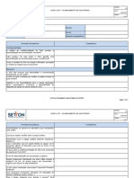 Check List de Planejamento de Auditoria - Gabarito