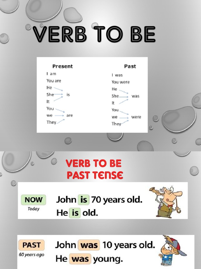 Verb To Be Past Tense - 033946 | PDF