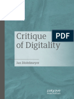 Jan Distelmeyer Critique of Digitality 1