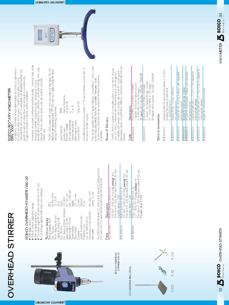 Boeco Viscosimetro | PDF