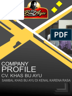 Company Profile CV Khas Bu Ayu