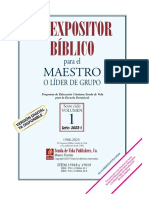 Expositor Maestro Adulto - I-2023 Estudio 1-6