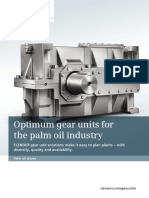 Palm Oil Industry Gear Units - Flender