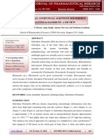 Role of Azole Antifungal Agents in Seborrheic Dermatitis & Dandruff: A Review