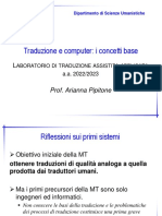 3.1 MT e Processo Di Traduzione