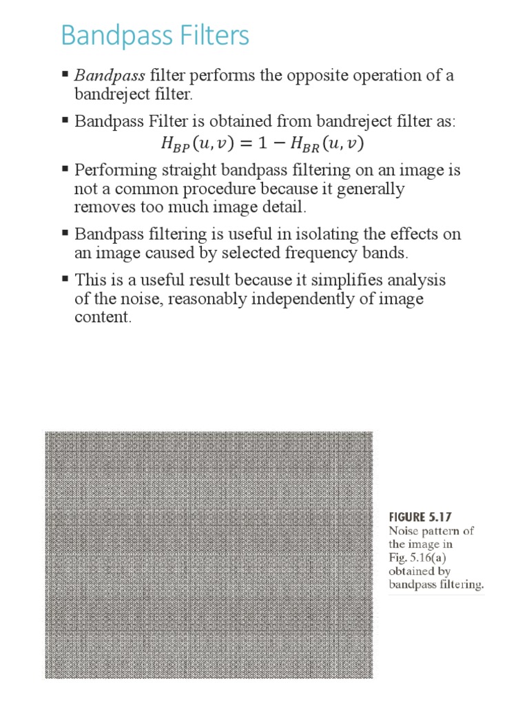 BP Filters | PDF