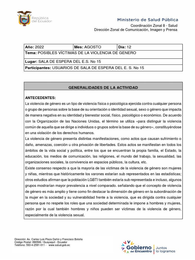 Abordaje Integral de Violencias Sexuales | PDF | Violencia | Género