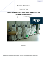 Auditoria sobre serviços de Terapia Renal no DF