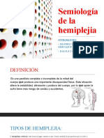 Semiología de La Hemiplejia