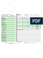 Driving Log: Drivers Education Practice Checklist