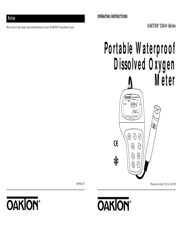 Manual Del Oximetro | PDF