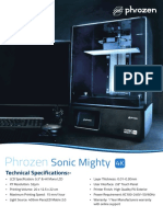 Phrozen 3 D Printer and Curing Unit