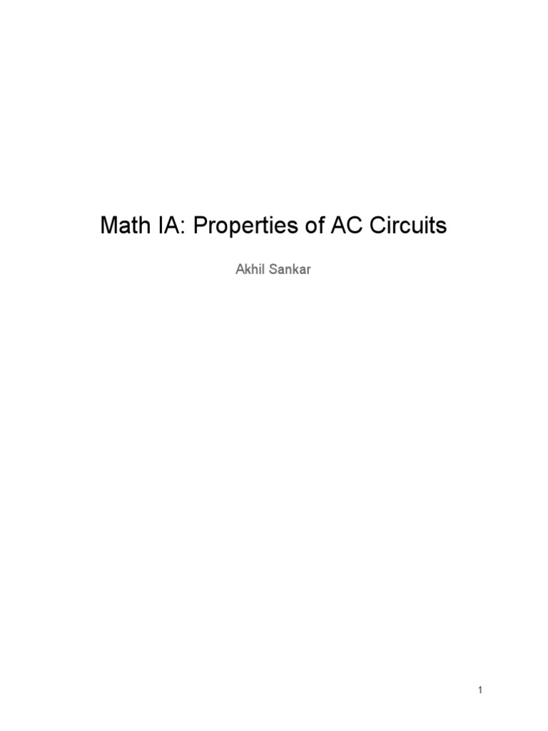 akhil-math-ia-properties-of-ac-circuits-pdf-alternating-current