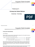 Pert. 5 Mata Kuliah TBA - Konsep Dan Notasi Bahasa