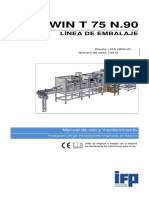 Manual de uso Línea de embalaje T75