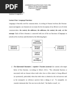 Lec4 Language Functions