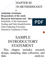 Chapter III Research Methodology Notes