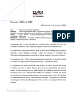 Memorando 30.090.2-22 - EMPM - Difusão e Treinamento Sobre A Atualização Do POP Nº 1.3.0.002