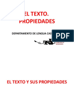 El Texto. Propiedades Morfologicas