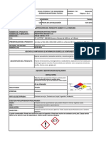 Hojas de Seguridad - Desengrasante