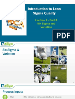 Lecture 01 - IT Sligo MOOC - Introduction To Lean Sigma Quality Slides - 1