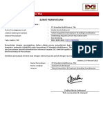 Surat Pernyataan Mandala Finance